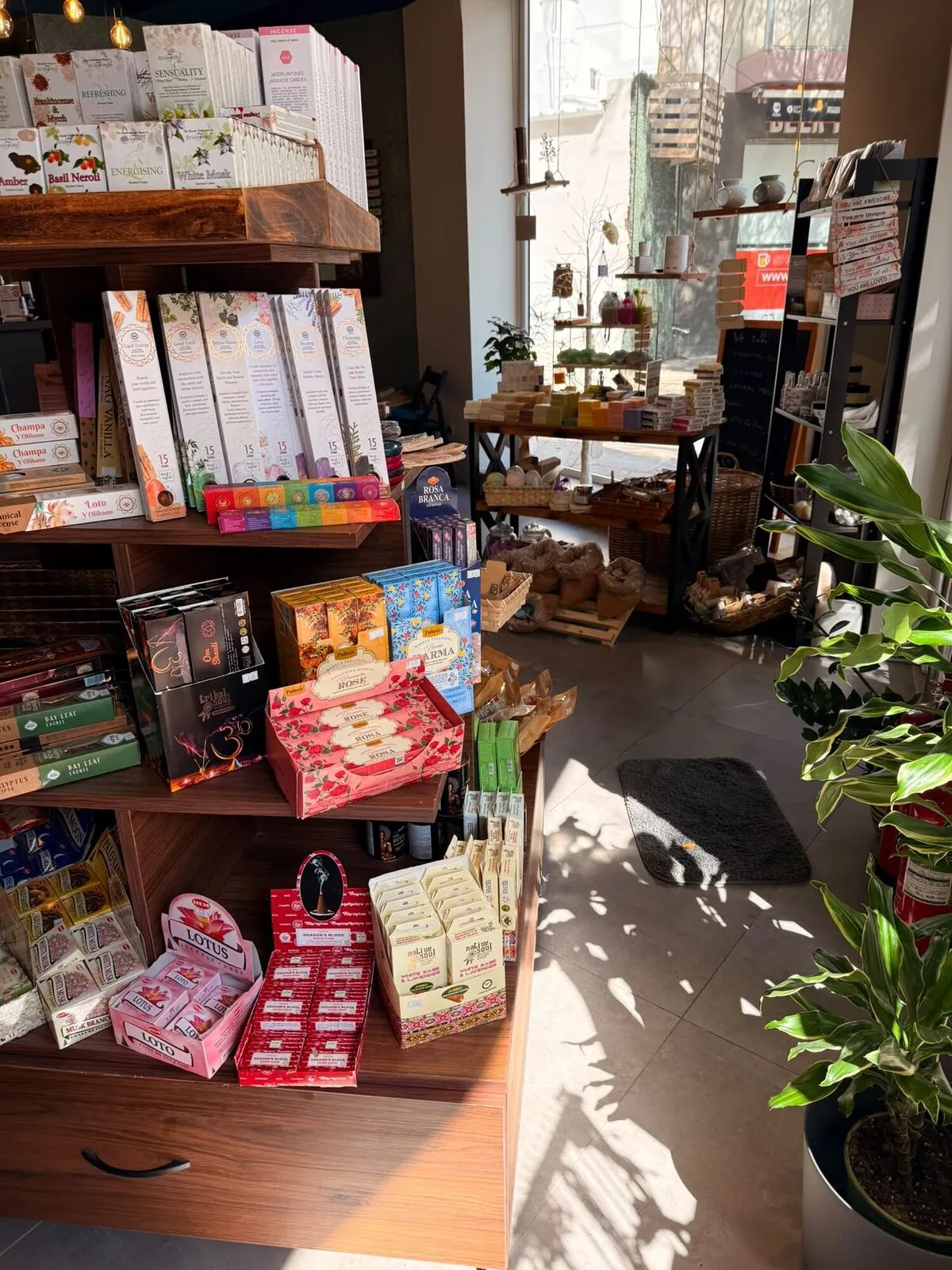 Incense, teas and gifts